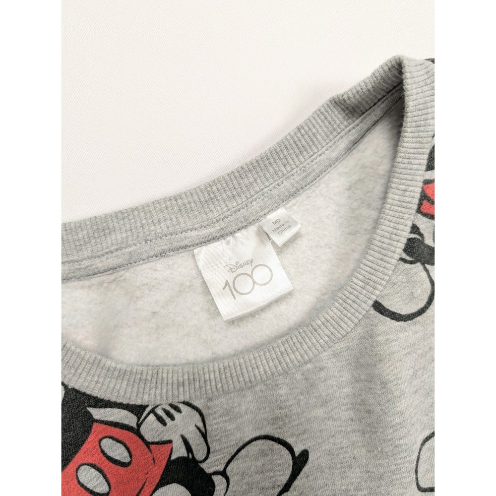 Disney 100 Retro Reimagined Cozy‎ Mickey Mouse Sweatshirt Unisex Adult Size M - Picture 4 of 6